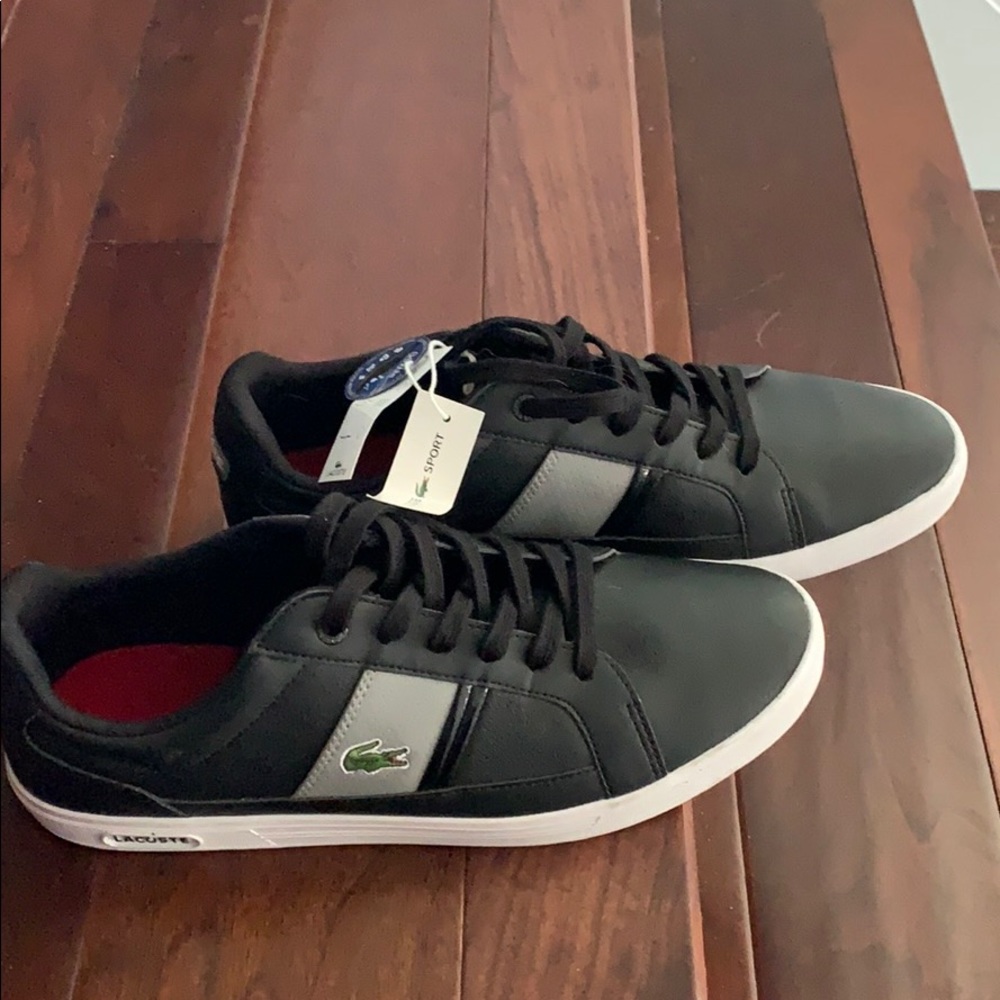 Lacoste sport ortholite black men’s sneakers 9.5